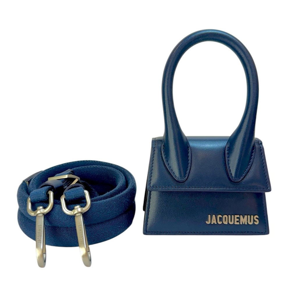 Jacquemus Homme Navy Chiquito Mini Bag w/strap